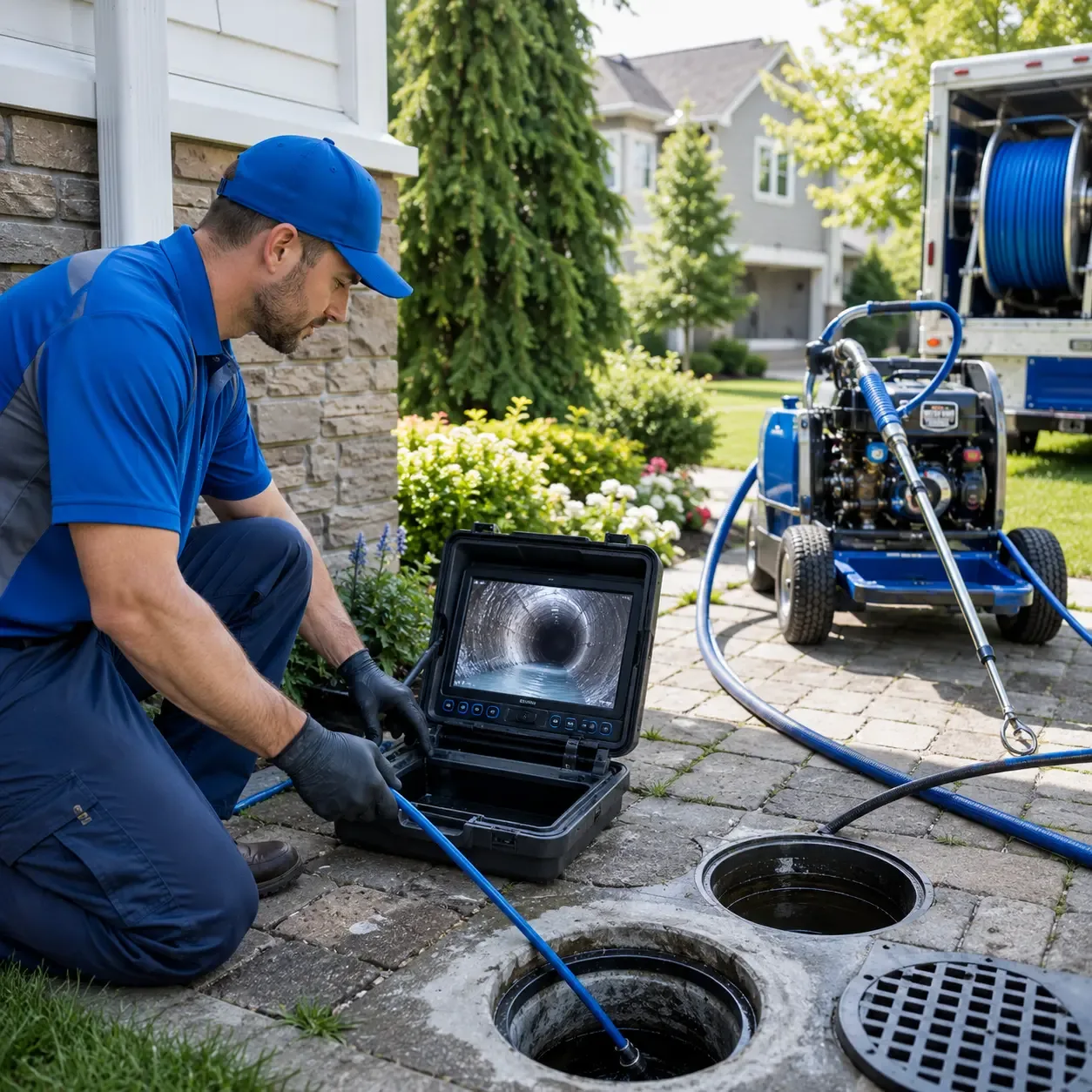Outdoor drain cleaning professionals serving Bingham, ME